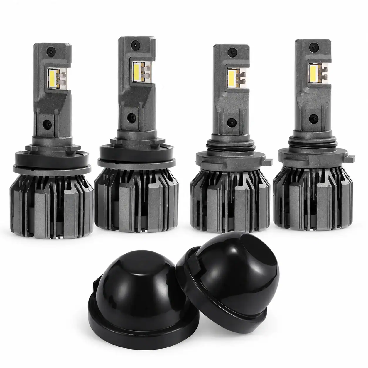 Peterbilt 389 GTR Ultra 3 kit with two H11 bulbs, two 9005 bulbs and two extended dust caps