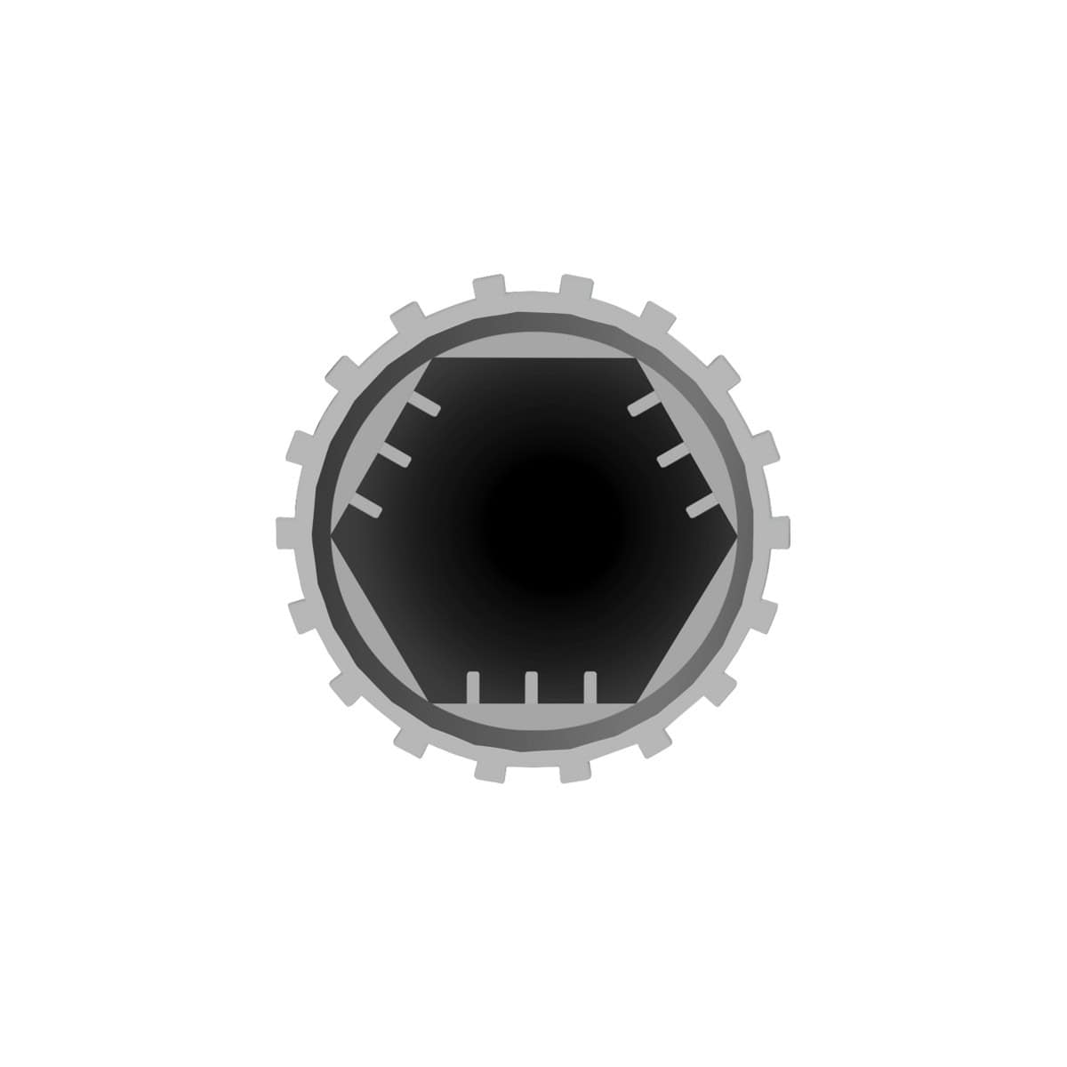 33Mm X 4-3/4&Quot; Chrome Super Spike Nut Covers - Push-On (60-Pack) 3 33mm X 4-3/4" Chrome Super Spike Nut Covers - Push-On (60-Pack)