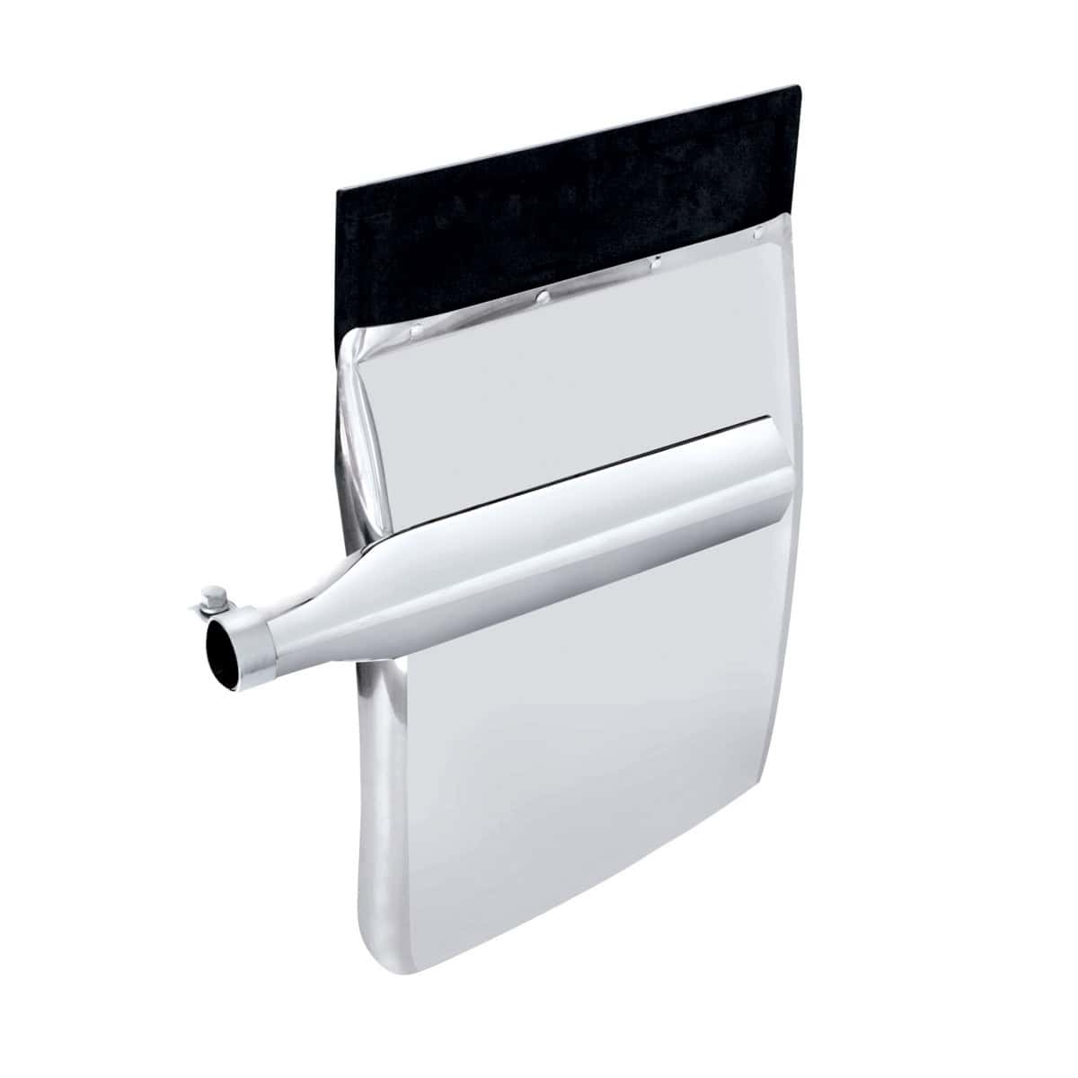 New Arrivals 56 24" x 31" Stainless Quarter Fender Set - Triangle Bracket
