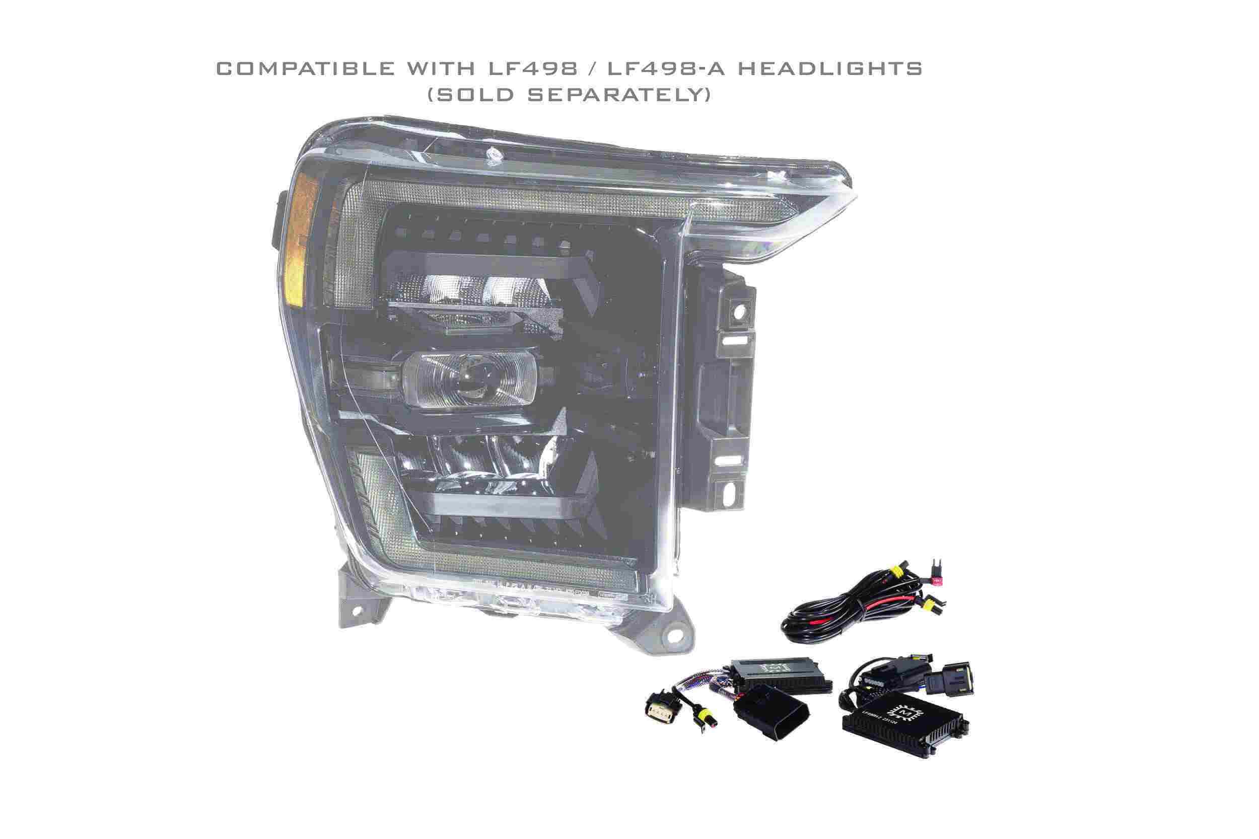 Morimoto OEM LED Adapter Harnesses for 2021–2023 Ford F-150 XB Headlights (Pair)