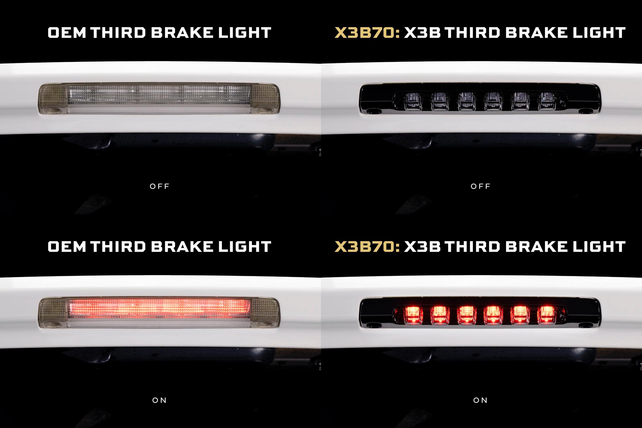 Morimoto X3B LED Third Brake Light for Toyota 4Runner and Related Applications