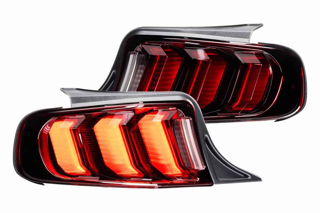 Morimoto XB LED Facelift Tail Lights for 2013–2014 Ford Mustang — Red (Pair)