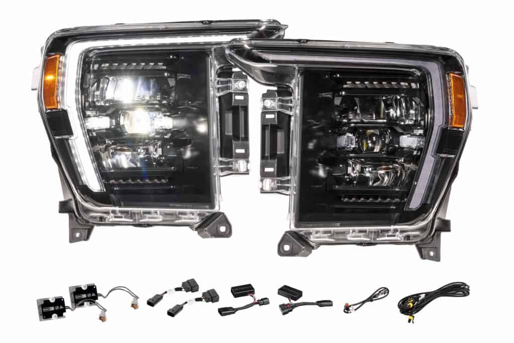 How To Plan A 2021–2023 Ford F-150 Lighting Upgrade 4 Morimoto LF2-498Y XB Evo Hybrid headlight pair