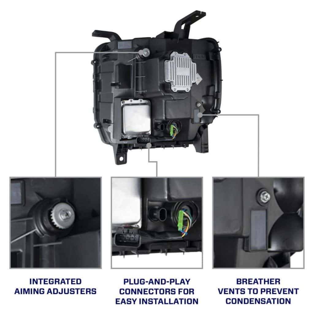 Manufacturer feature illustration; use the exact vehicle/equipment notes on this page