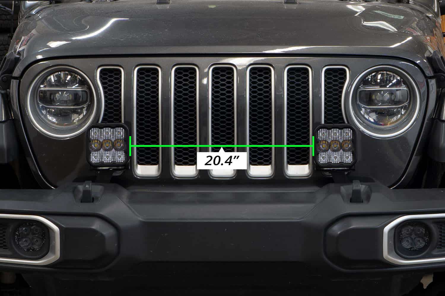 Diode Dynamics Stage Series Bumper Bracket Kit For 2018+ Jeep Jl Wrangler 4 Diode Dynamics DD7283P Stage Series Bumper Bracket Kit for 2018+ Jeep JL Wrangler