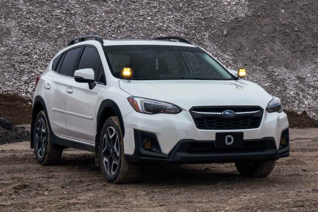Diode Dynamics Ss3 Led Ditch Light Kit For Subaru Crosstrek/Wrx 58 Manufacturer Crosstrek photograph showing the SS3 ditch-light placement.