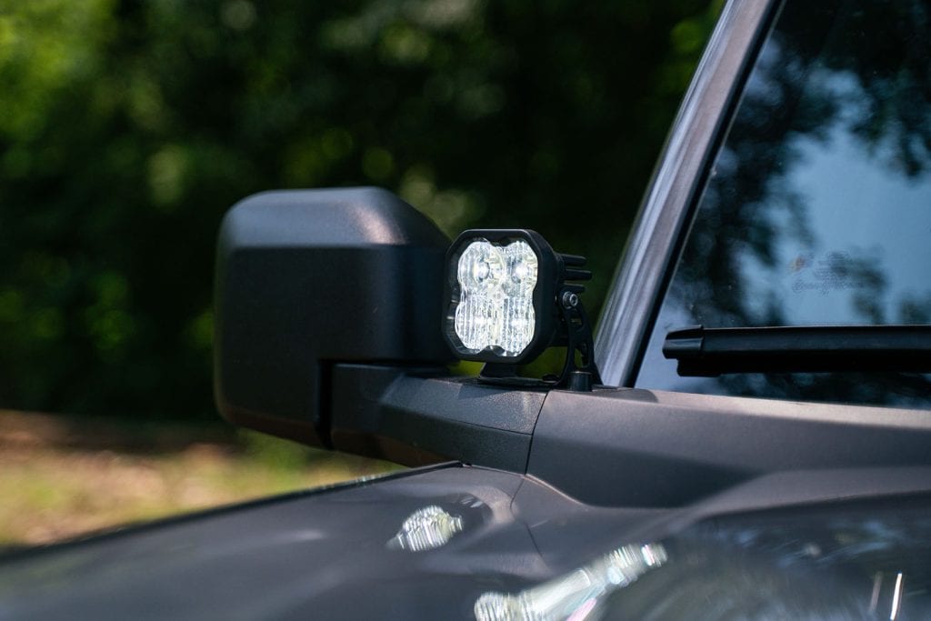 Diode Dynamics Ss3 Led Ditch Light Kit For 2021+ Ford Bronco 46 Manufacturer Bronco photograph showing the SS3 main beam.