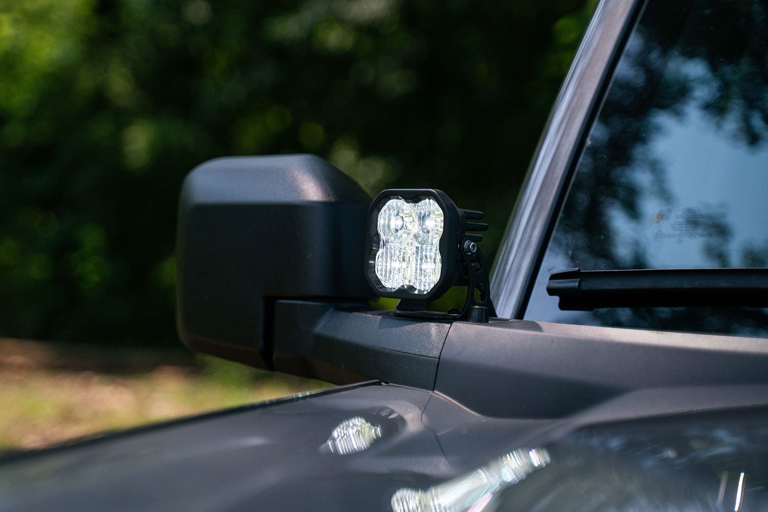 Diode Dynamics Ss3 Led Ditch Light Kit For 2021+ Ford Bronco 4 Manufacturer Bronco photograph showing the SS3 main beam.