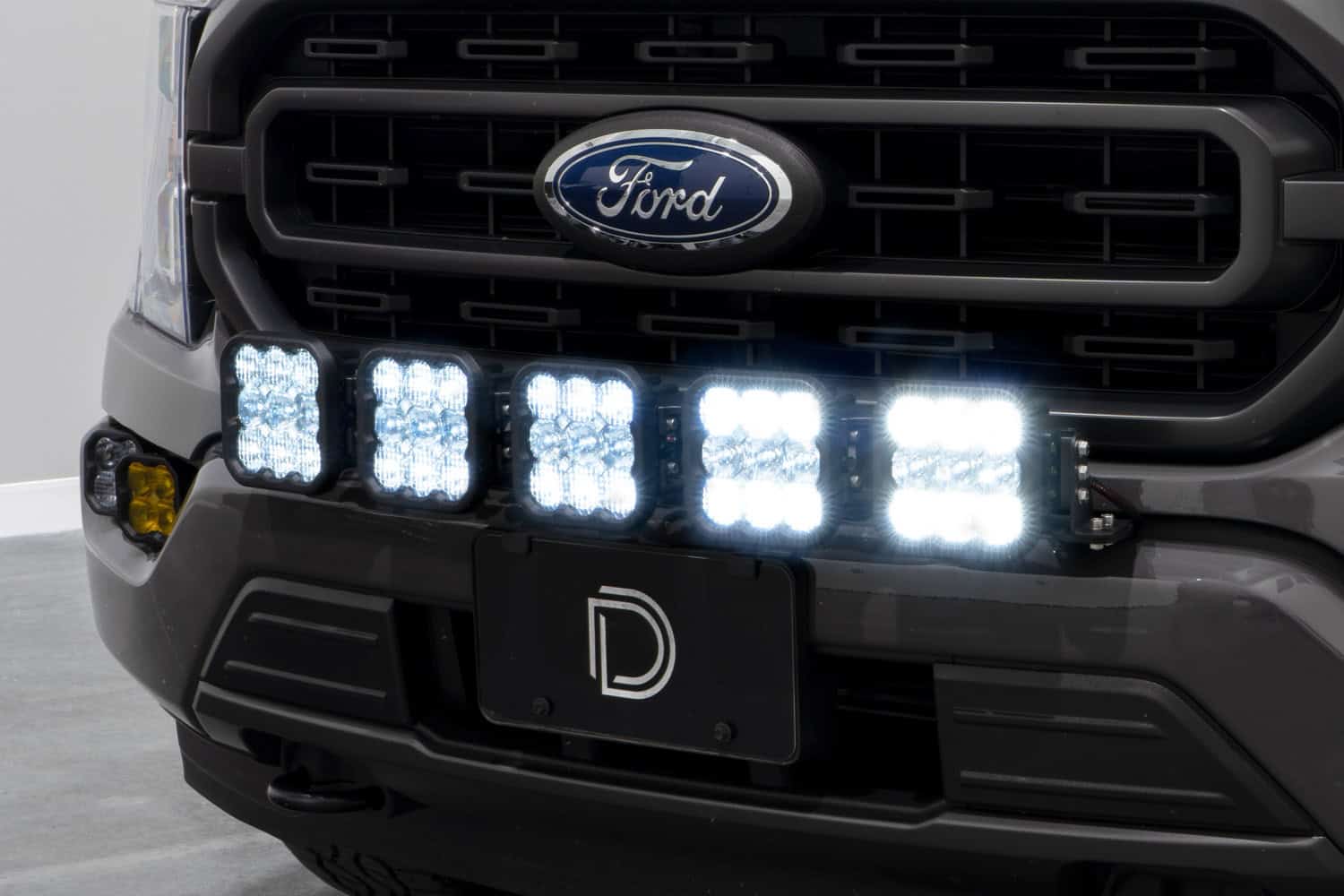 Diode Dynamics Ss5 Grille Mount Bracket Kit For 2021-2023 Ford F-150 2 Diode Dynamics DD7316P SS5 Grille Mount Bracket Kit for 2021-2023 Ford F-150