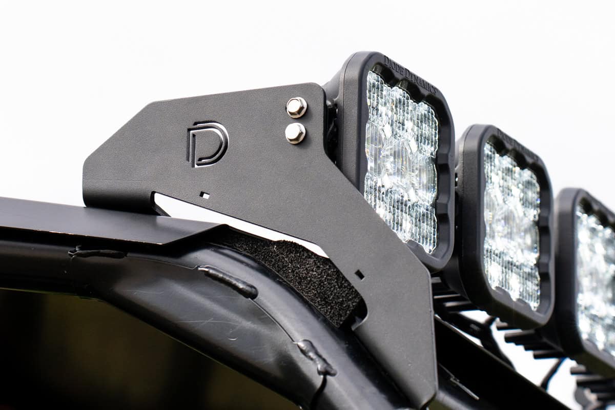 Diode Dynamics Stage Series Roof Bracket Kit For 2019-2024 Honda Talon 3 Diode Dynamics DD7916P Stage Series Roof Bracket Kit for 2019-2024 Honda Talon