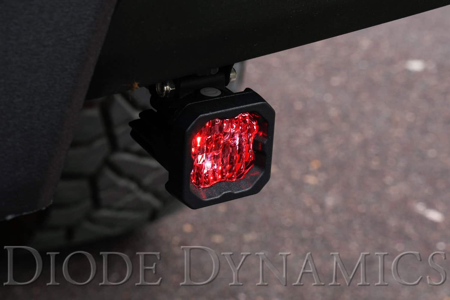 Diode Dynamics Stage Series Reverse Light Kit For 2016-2023 Toyota Tacoma C1 3 C1 red accent backlights on the Tacoma; the white reverse beam is a separate function.