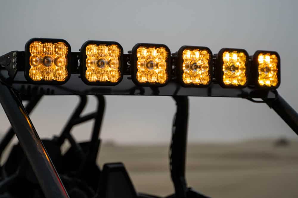 Diode Dynamics DD7629P Stage Series Roof Bracket Kit for 2020+ Polaris RZR
