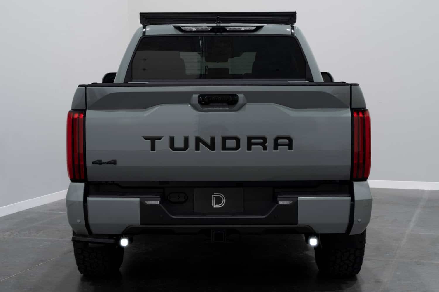Diode Dynamics Stage Series Reverse Light Kit For 2022–2026 Toyota Tundra C1 3 Manufacturer Tundra installation with two C1 reverse pods. This is not a measured beam-output comparison.