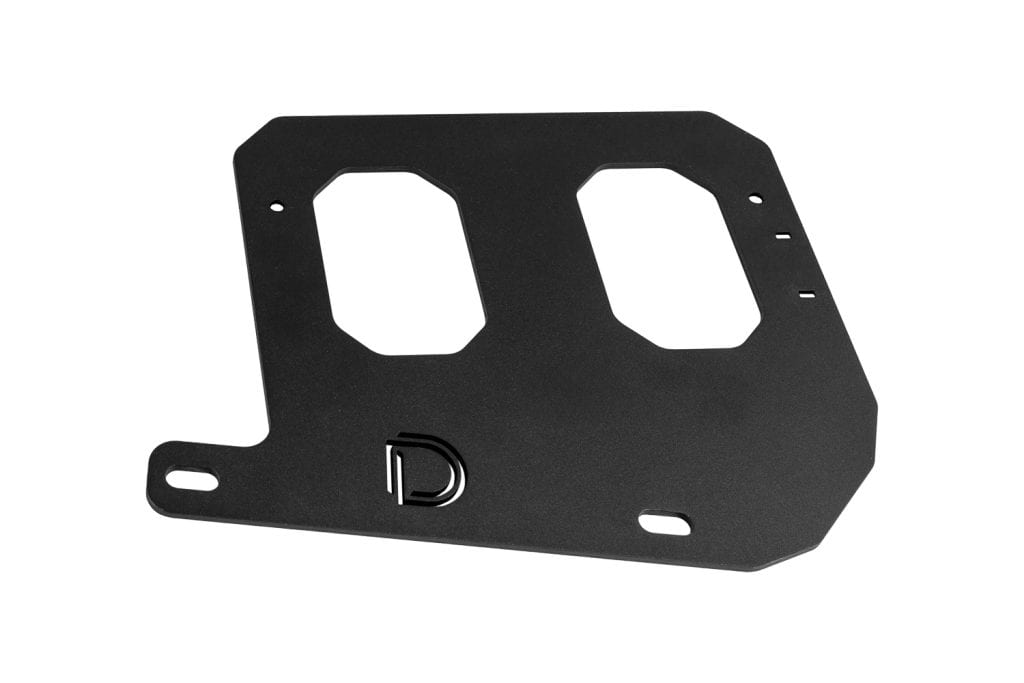 Jeep JK Wrangler black powder-coated D-Switch mounting bracket