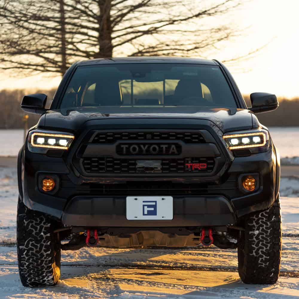 Form Chrome Led Projector Headlights For 2016–2023 Toyota Tacoma — Pair 3 FORM Tacoma family example with white DRLs