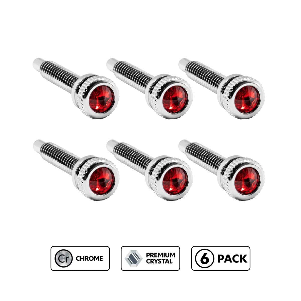 Short Dash Screw With Color Crystal For Navistar International (6-Pack) 7 Short Dash Screw With Color Crystal For Navistar International (6-Pack) - Image 7