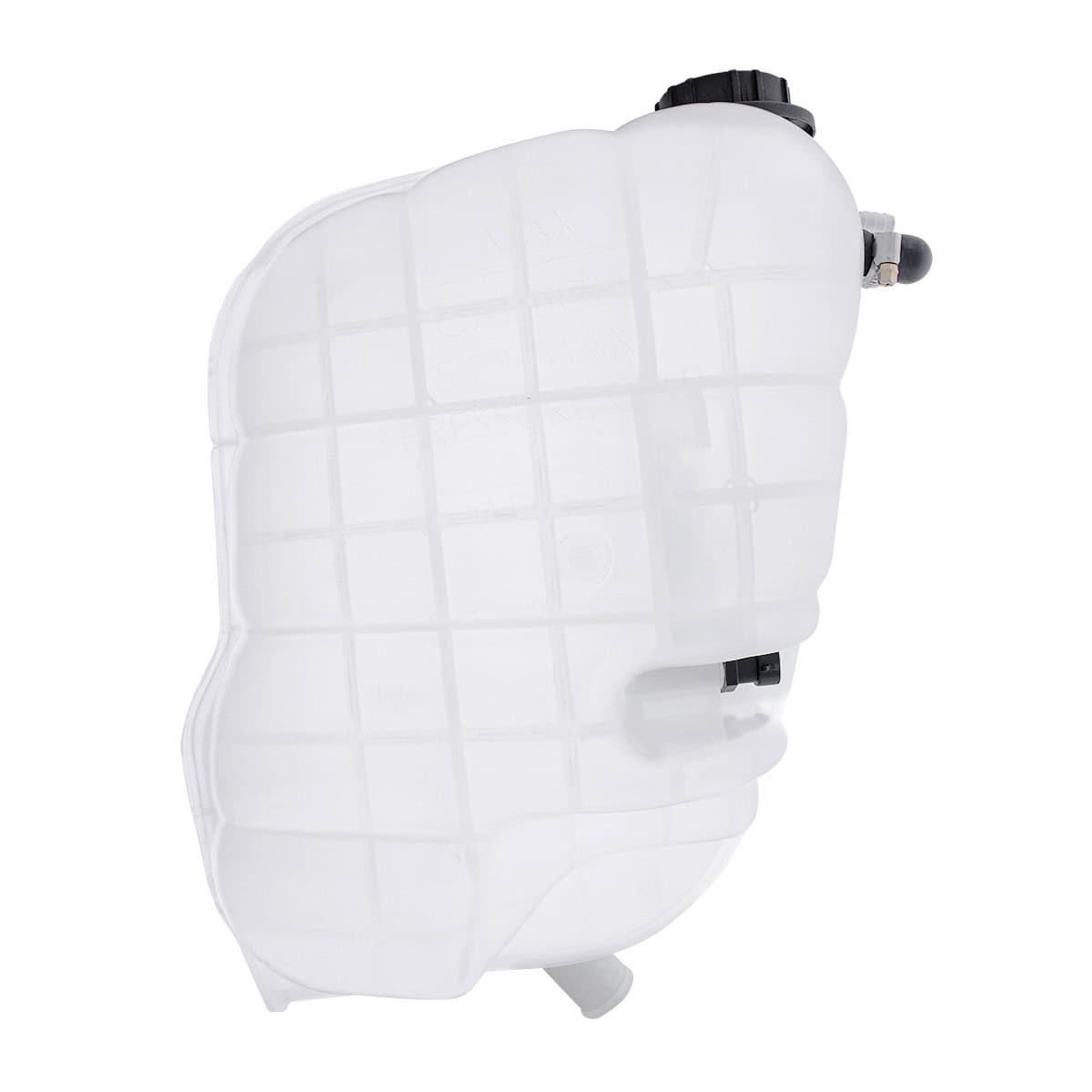 Pressurized coolant reservoir with cap and level sensor for 2002–2017 International DuraStar