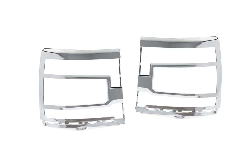 Morimoto Xb Led Headlight Kit For 2016–2018 Chevrolet Silverado 1500 — Choose Bezels 109 LF542.C chrome left and right bezel pair