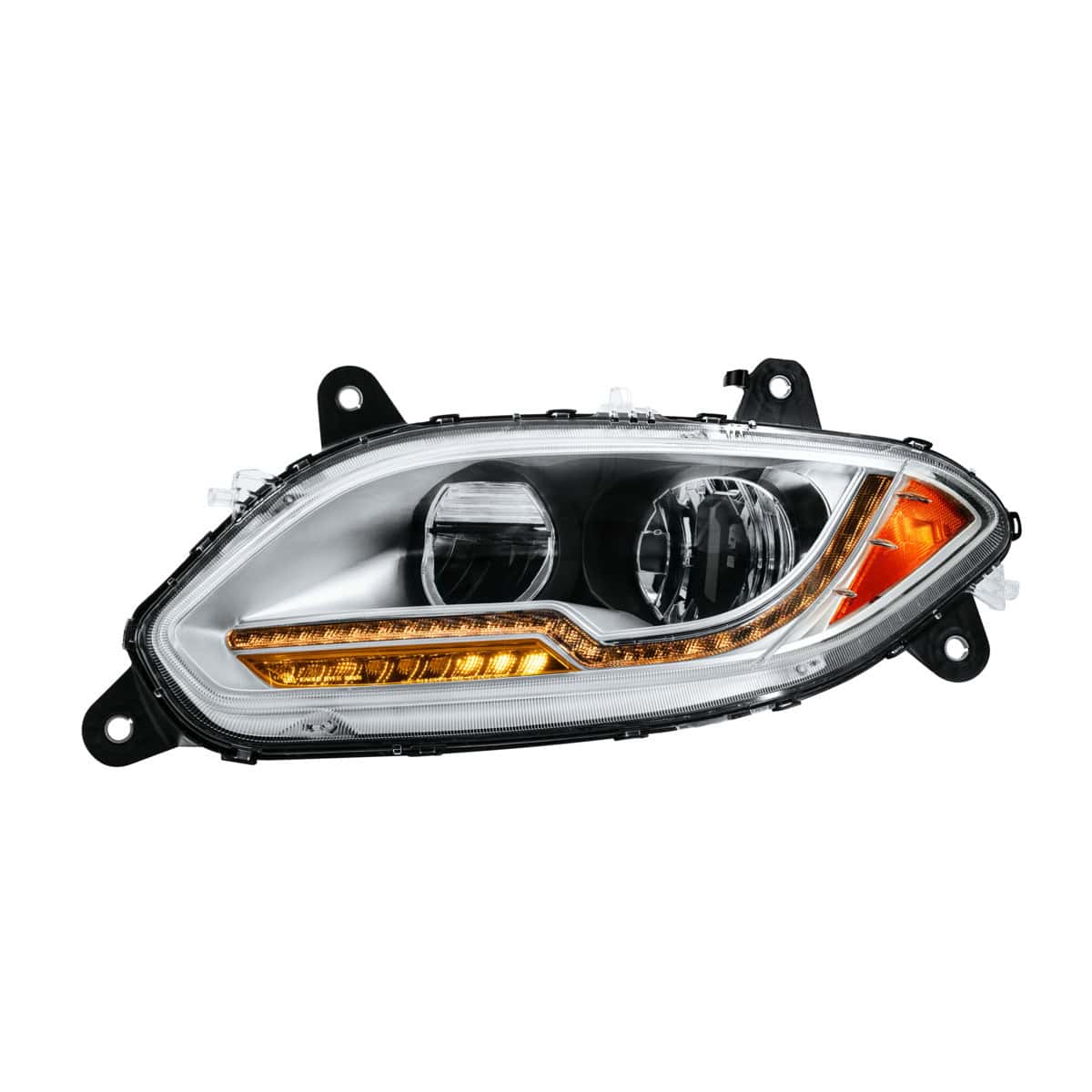High Power 13 LED Chrome Headlight For 2018-2026 International LT