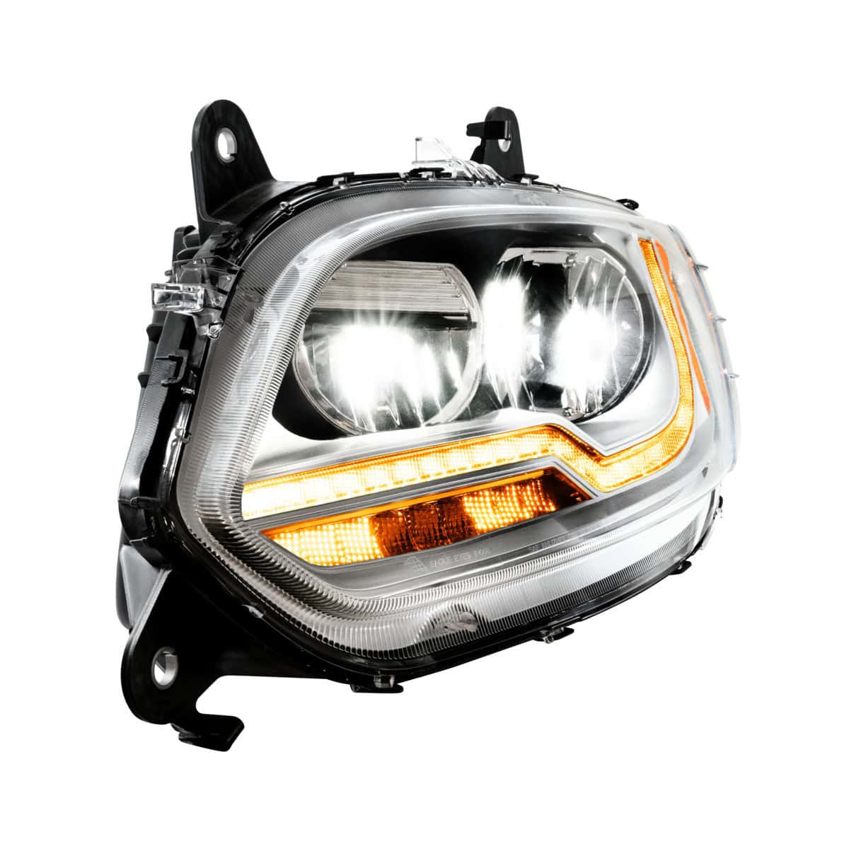 High Power 13 Led Chrome Headlight For 2018-2026 International Lt 3 High Power 13 LED Chrome Headlight For 2018-2026 International LT