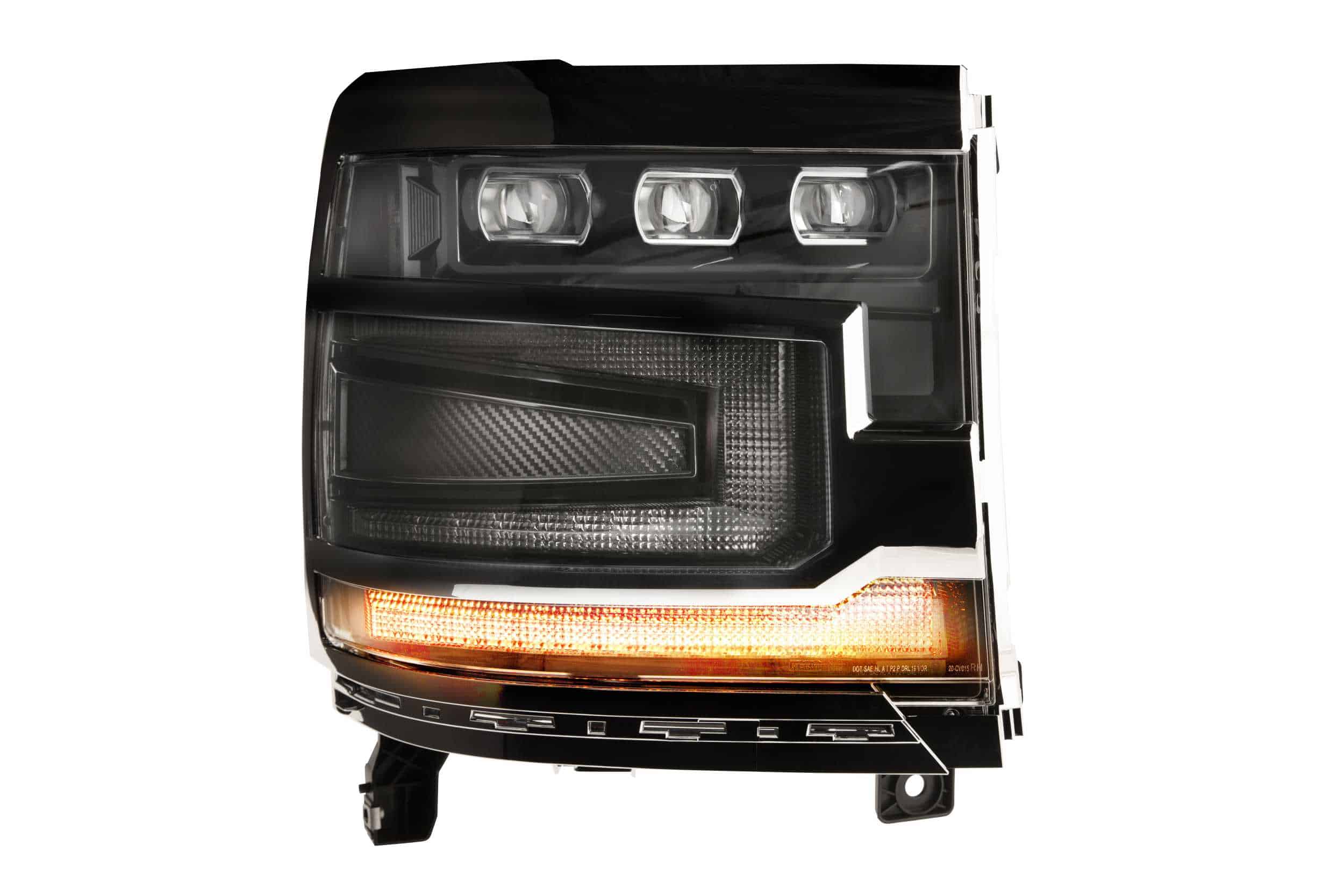 Morimoto Xb Led Headlight Kit For 2016–2018 Chevrolet Silverado 1500 — Choose Bezels 7 Amber turn function