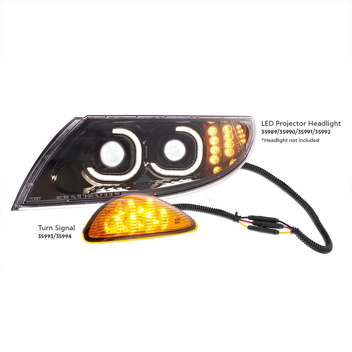 6 Led Rear Facing Turn Signal &Amp; Parking Light For Ih Durastar (2002-2018) &Amp; Mv (2019-2022) 7 6 LED Rear Facing Turn Signal & Parking Light For IH Durastar (2002-2018) & MV (2019-2022)
