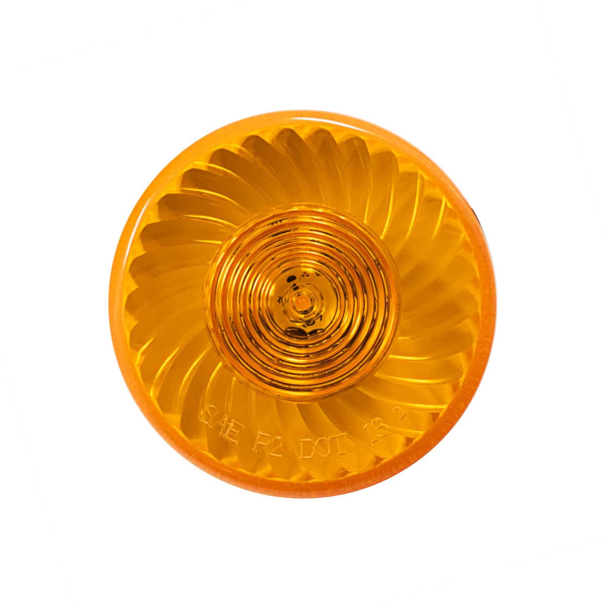Turbine 10 LED 2.5" Round Clearance/Marker Light-Amber LED/Amber Lens