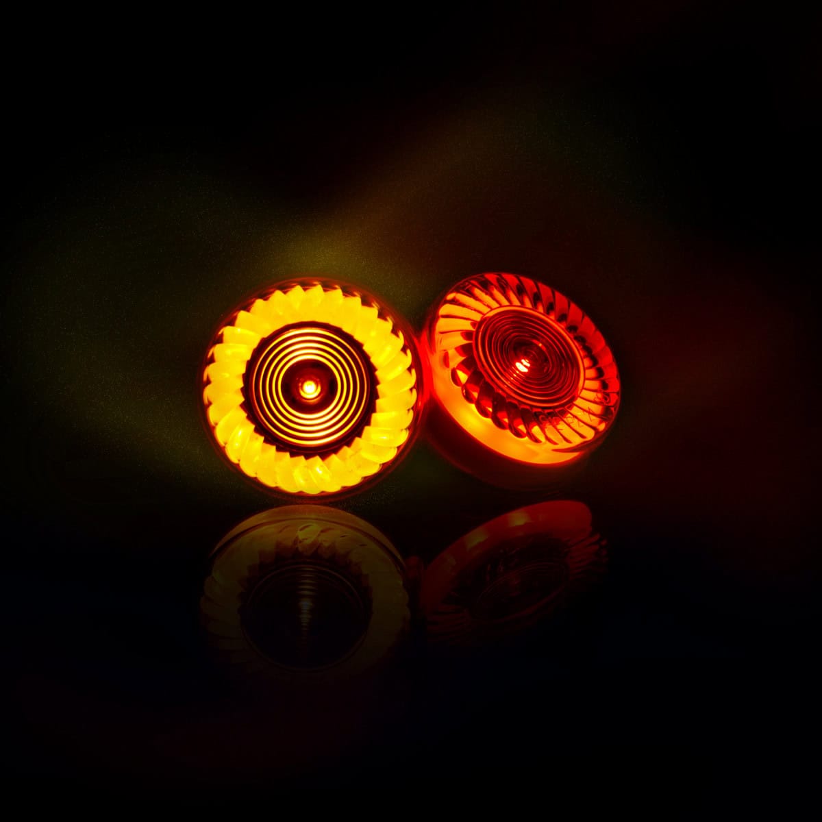 Turbine 10 Led 2.5&Quot; Round Clearance/Marker Light-Amber Led/Amber Lens 8 Turbine 10 LED 2.5" Round Clearance/Marker Light-Red LED/Red Lens