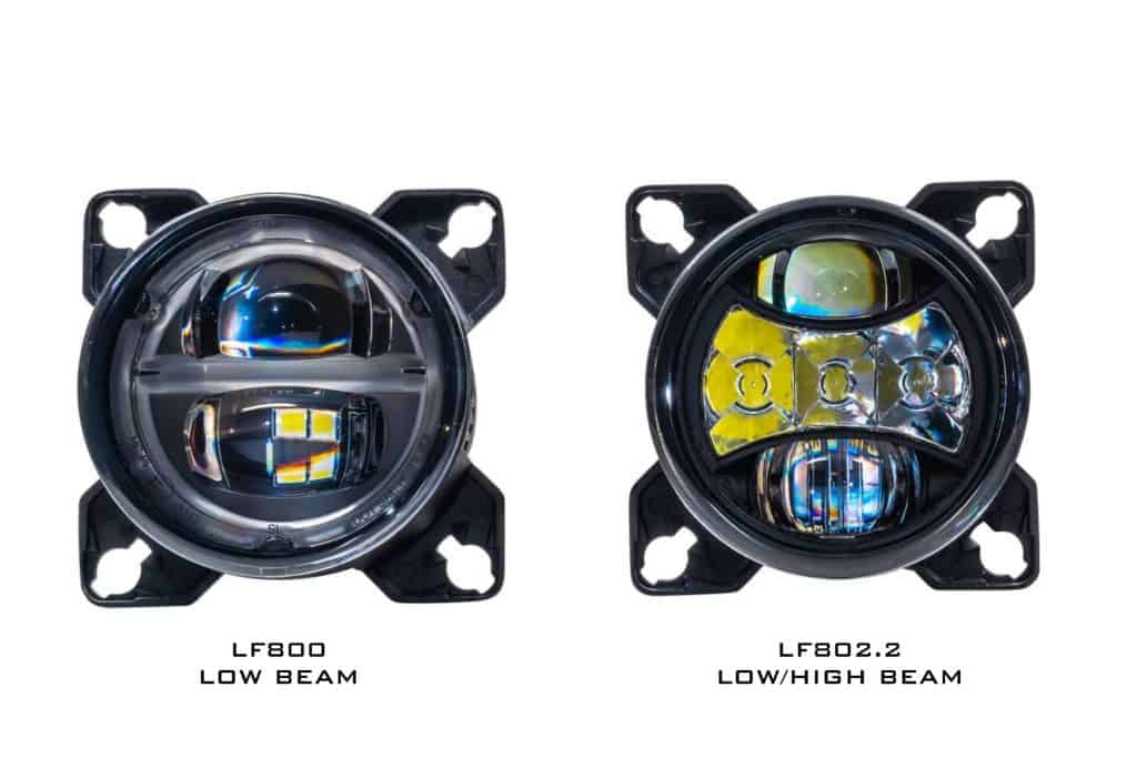 Morimoto Sealed3 90Mm Led High/Low-Beam Headlight — Single 7 Sealed3 family comparison: LF800 is low beam only; LF802