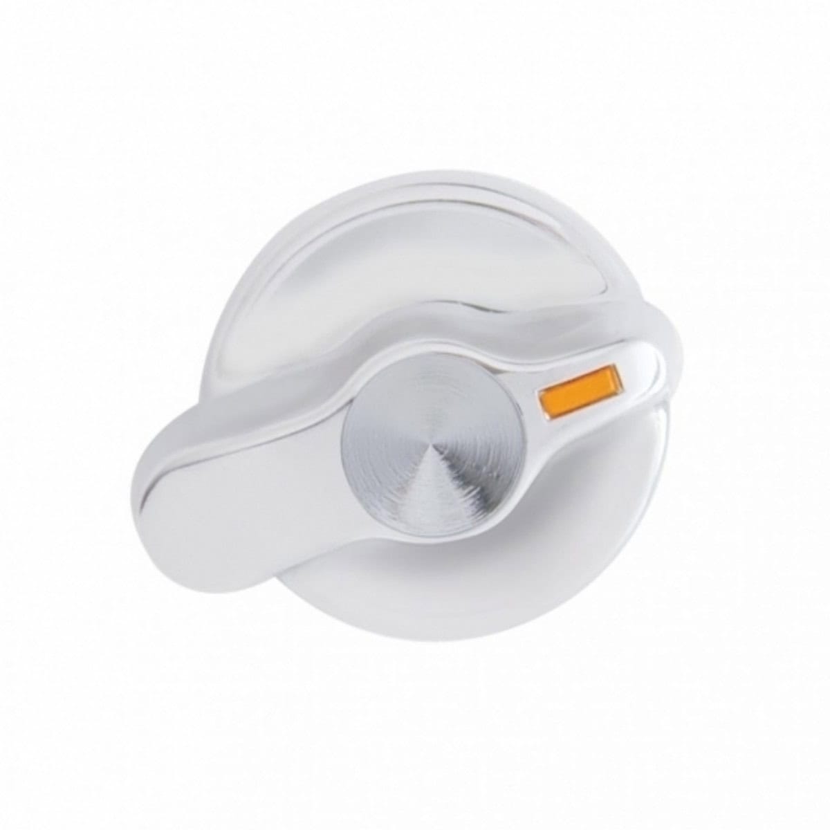 Chrome Signature Series indented A/C control knob for International trucks