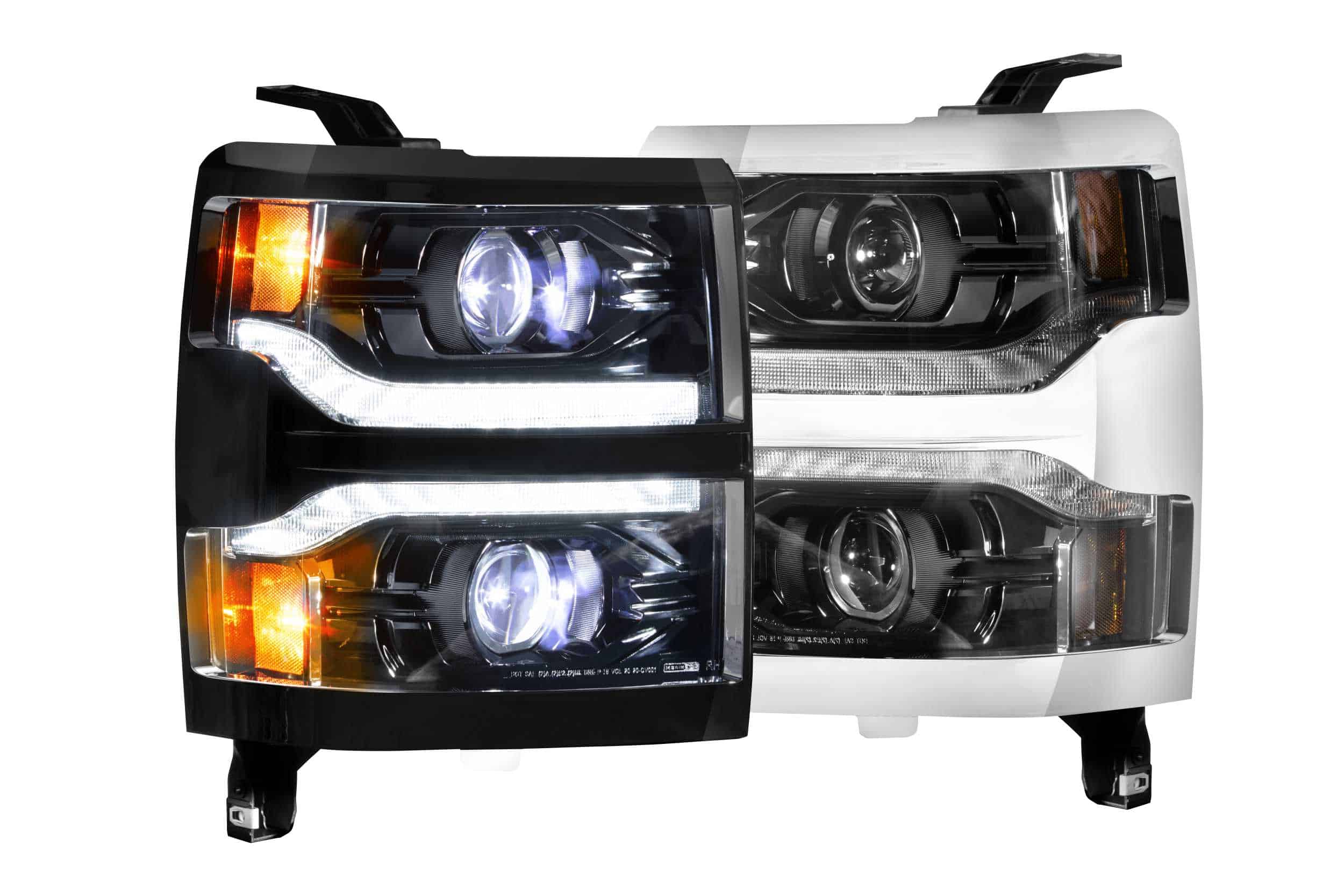 Morimoto XB LED Headlight Kit for 2014–2015 Chevrolet Silverado 1500 — Choose Bezels
