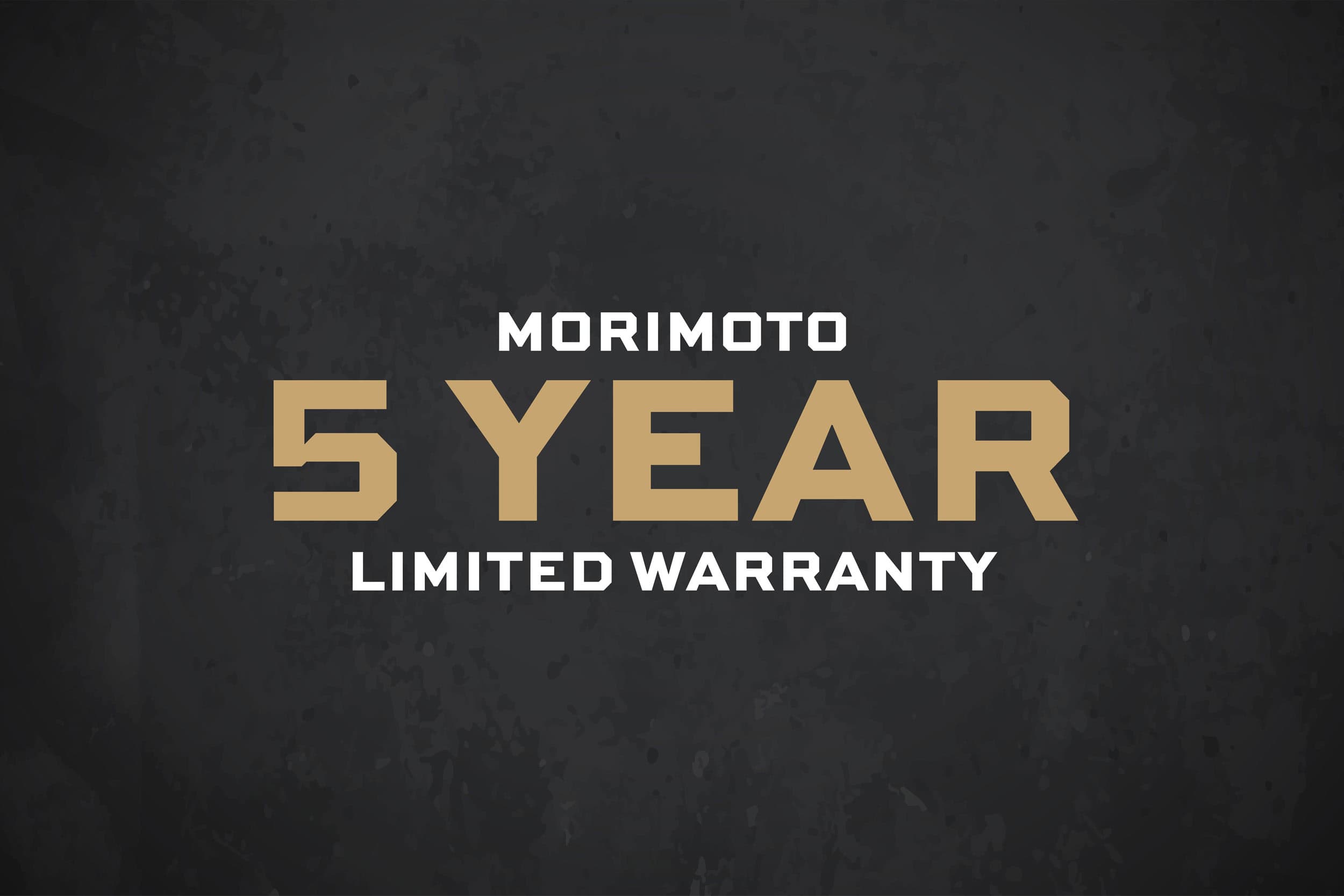 Five-year limited manufacturer warranty; conditions and exclusions apply