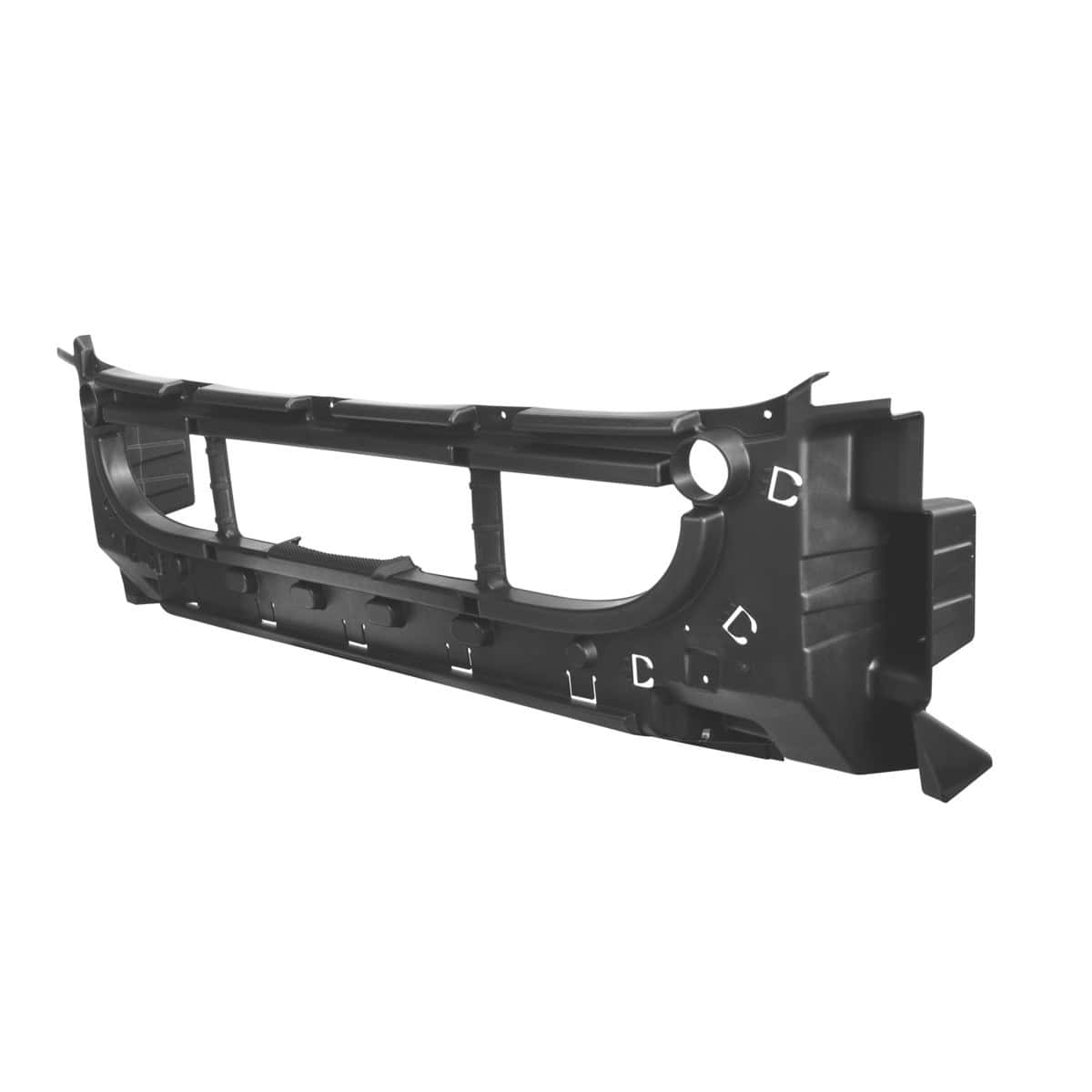 Center Bumper Inner Reinforcement With Vent For 2008-2017 Freightliner Cascadia With OEM Radar and Radiator Cutout