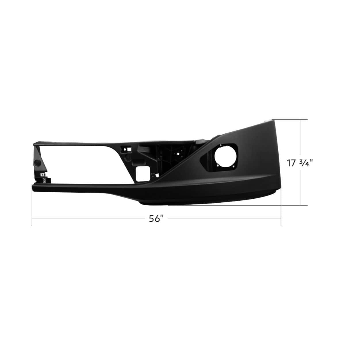 Bumper End Assembly With Fog Light Hole For 2022-2026 Kenworth T680 5 Bumper End Assembly With Fog Light Hole For 2022-2026 Kenworth T680
