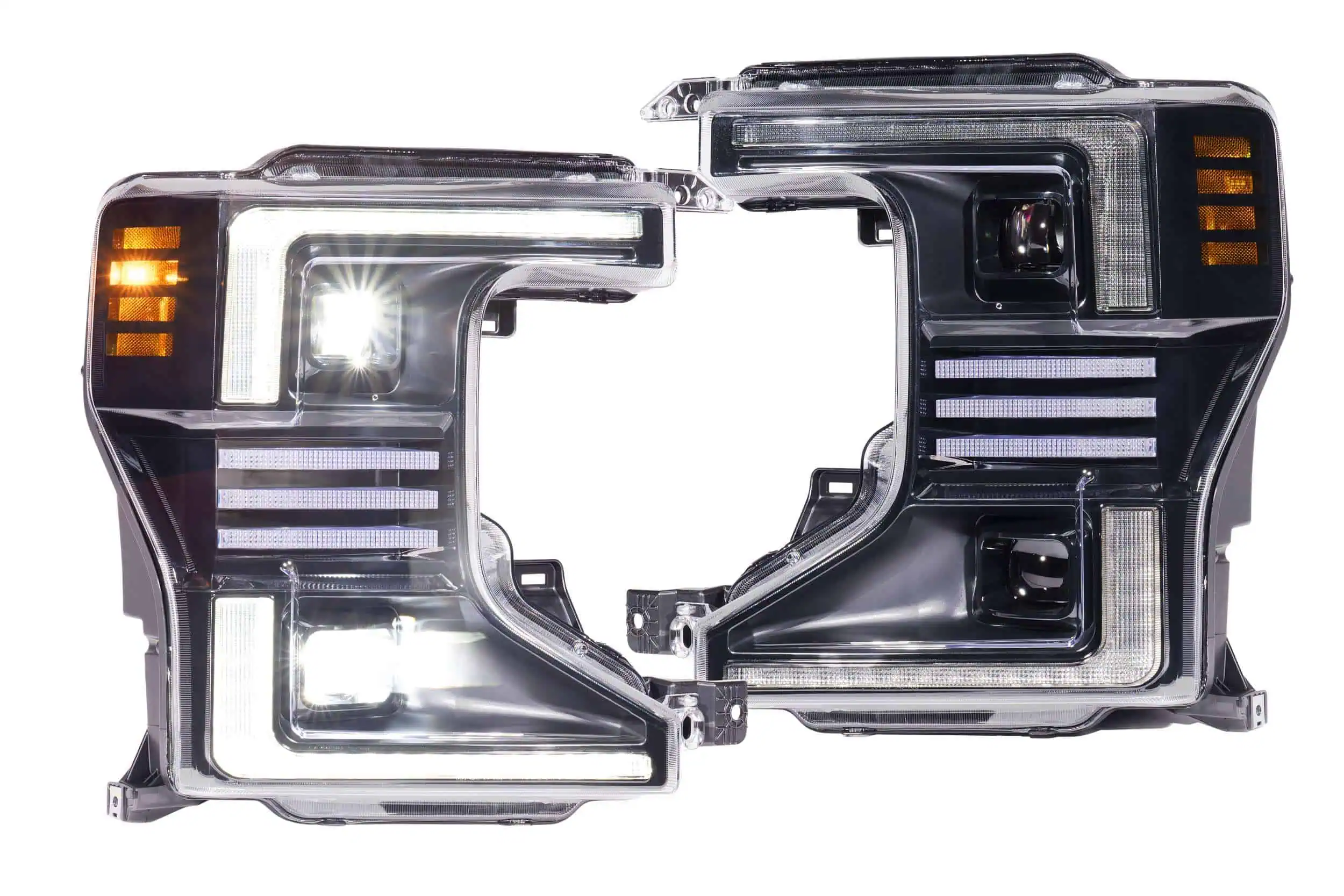 Ford Super Duty Lighting Upgrades 55 Current LF556.2 Super Duty headlight pair.