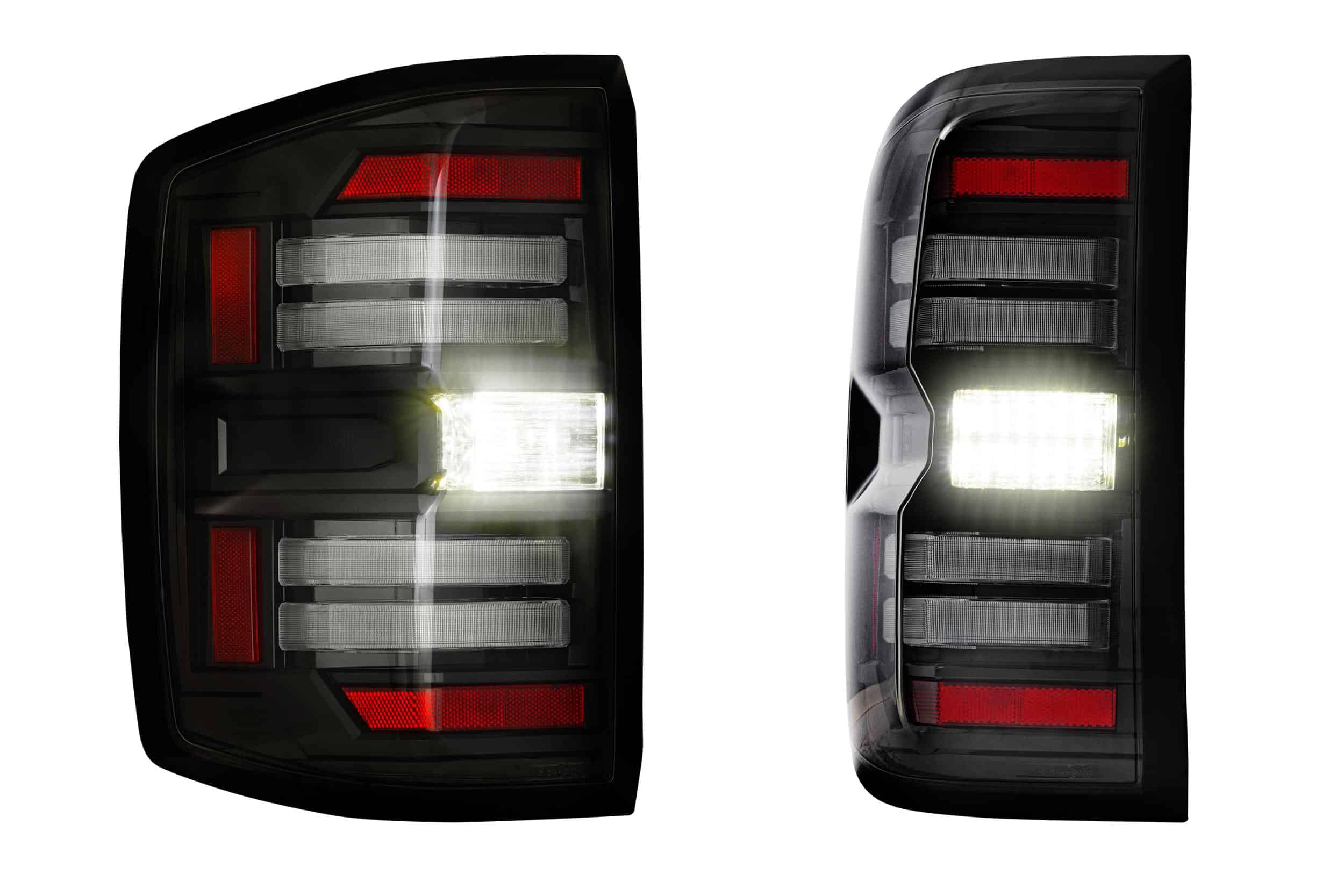 Morimoto XB LED Tail Lights for Chevrolet Silverado — Smoked (Pair)