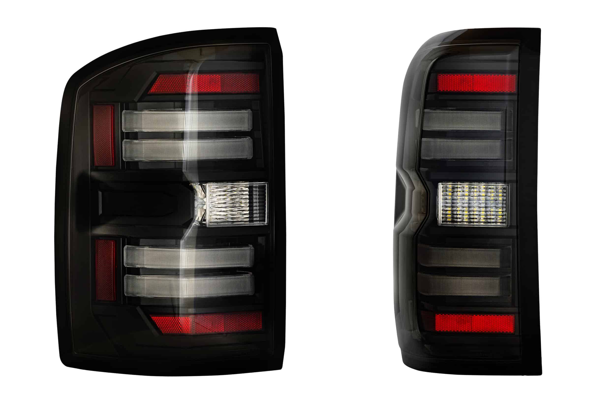 Morimoto XB LED Tail Lights for GMC Sierra — Smoked (Pair)