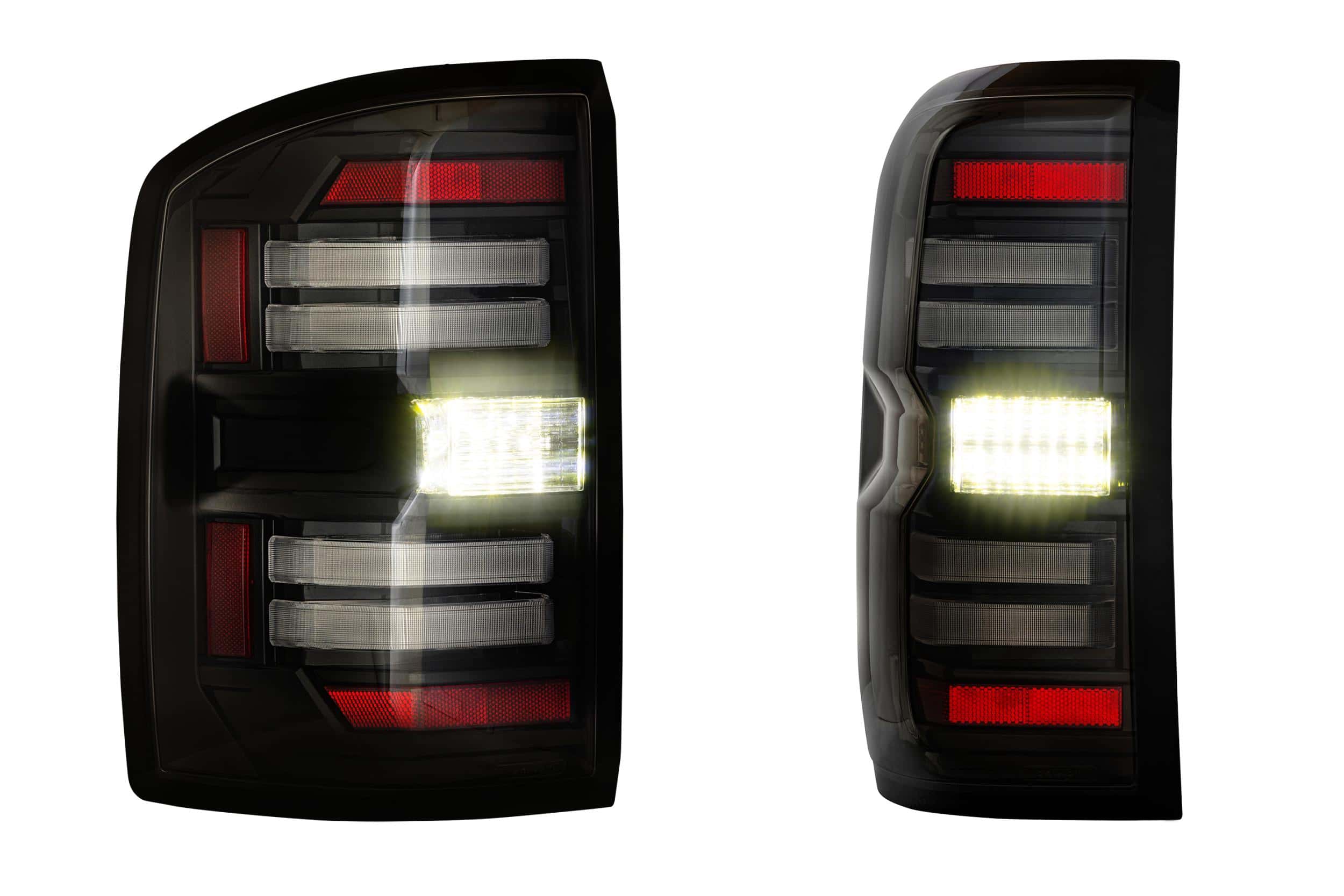 Morimoto XB LED Tail Lights for GMC Sierra — Smoked (Pair)