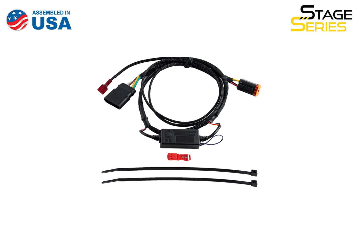 Diode Dynamics Stage Series C1R/C2R 4-Pin Single-Output Trailer Wiring Harness 4 Diode Dynamics DD4213 Stage Series C1R/C2R 4-pin Single-Output Trailer Wiring Harness