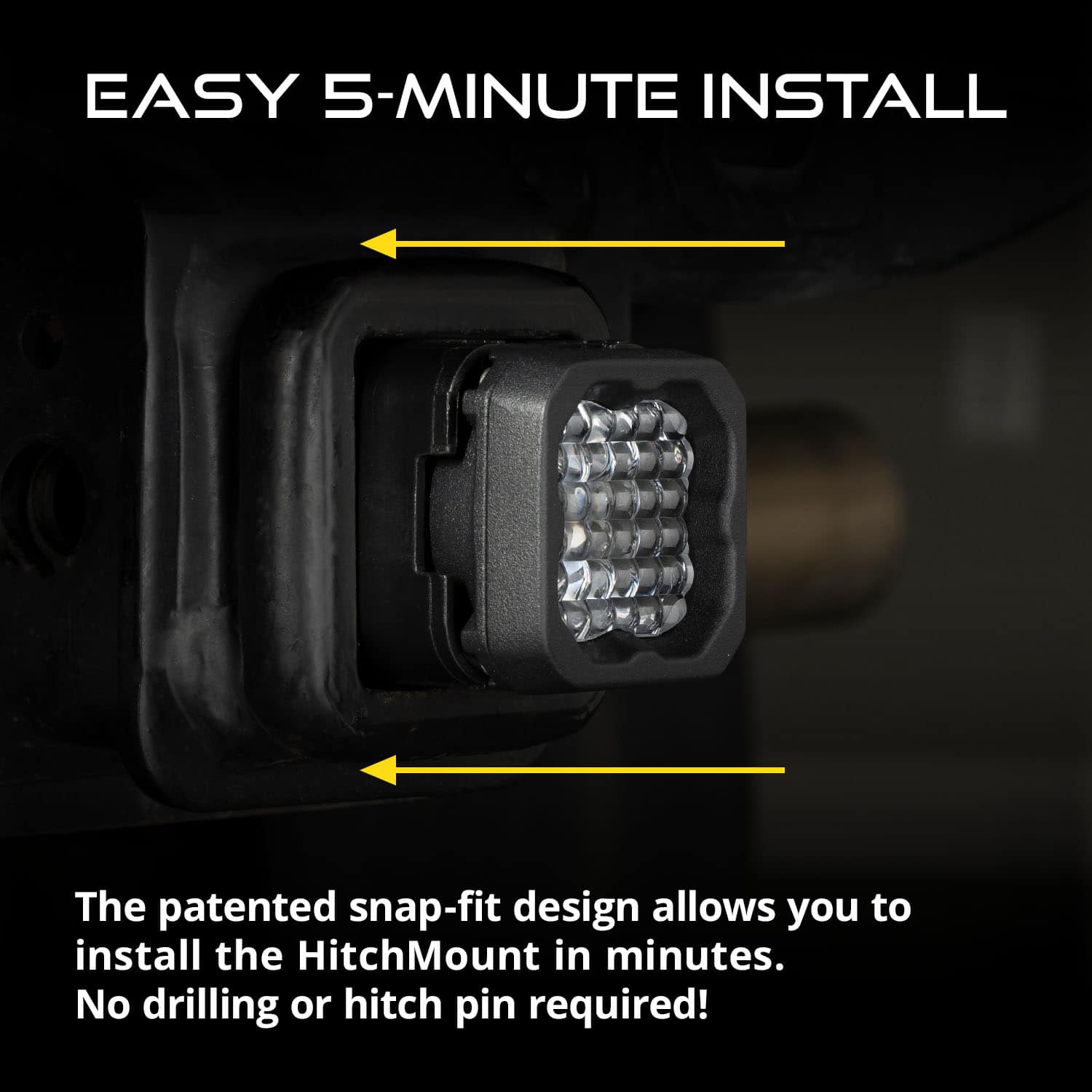 Diode Dynamics Hitchmount Led Pod Reverse Kit C1R (No Harness) 4 Diode Dynamics DD7420NH HitchMount LED Pod Reverse Kit C1 Sport (No Harness)