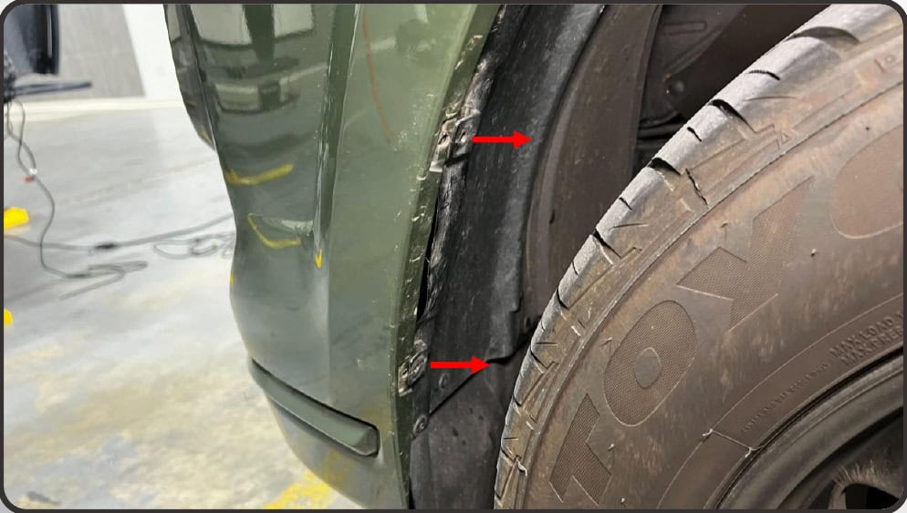 2014–2024 Toyota 4Runner Xb Evo &Amp; Evo Hybrid Installation Guide 8 Release the two fender-liner clips.