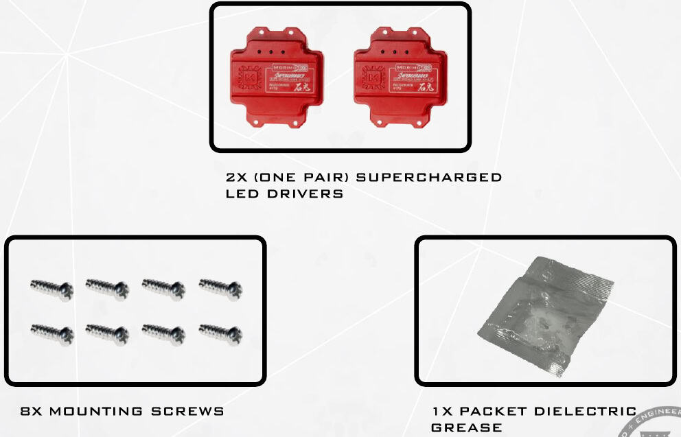 2014–2024 Toyota 4Runner Lighting Upgrades 78 Morimoto Supercharged Drivers: LF2-531 Series (Set)
