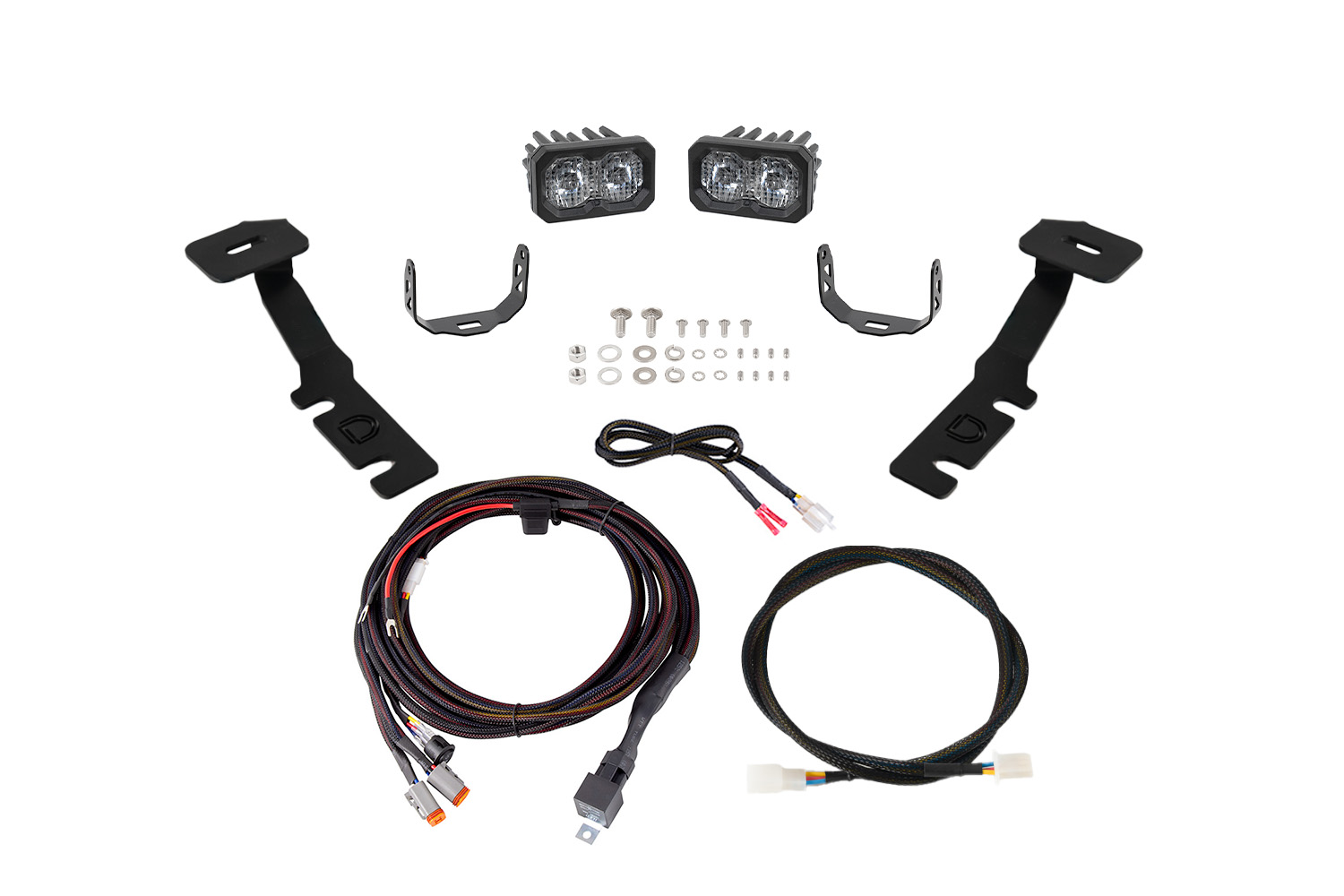 Diode Dynamics C2 2.0 Led Ditch Light Kit For Toyota Rav4 42 C2 2.0 White complete RAV4 ditch kit; representative Sport/Pro photograph.