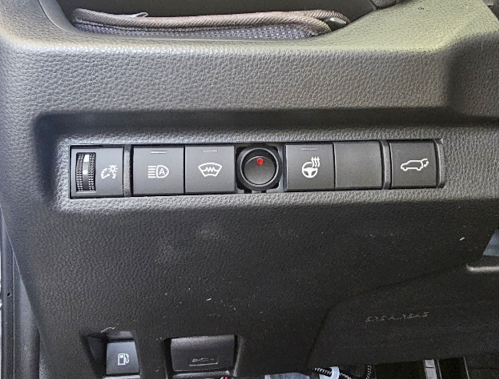 2019–2025 Toyota Rav4 C2 2.0 And Ss3 Ditch-Light Installation Guide 7 Example three-position switch fitted in a factory switch-blank location.