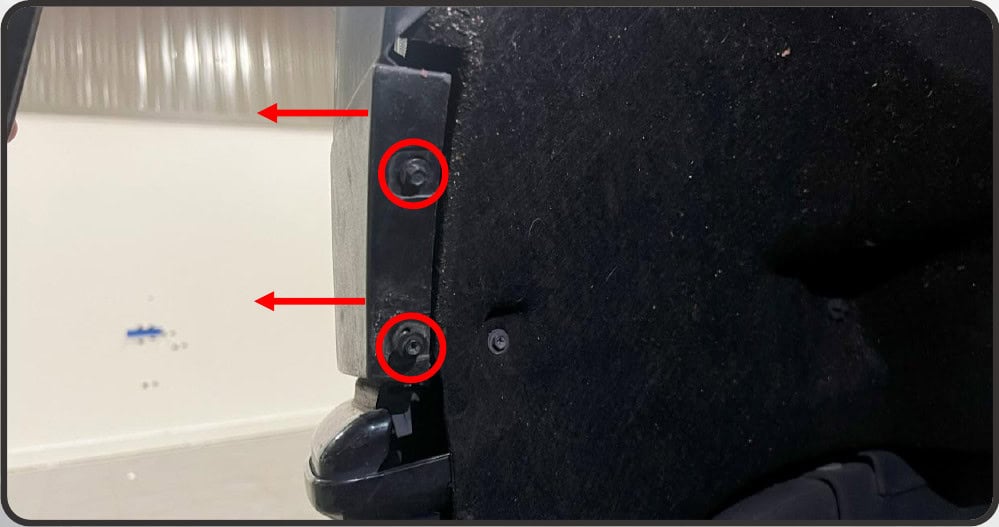 2021–2023 Ford F-150 Morimoto 4Banger Fog Light Installation Guide 8 Morimoto installation illustration: remove the trim and grille (4 of 7).
