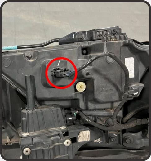2021–2023 Ford F-150 Morimoto 4Banger Fog Light Installation Guide 17 Morimoto installation illustration: remove the bumper and factory fogs (6 of 10).