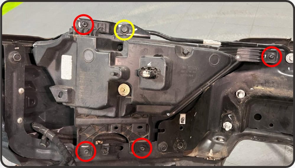 2021–2023 Ford F-150 Morimoto 4Banger Fog Light Installation Guide 20 Morimoto installation illustration: remove the bumper and factory fogs (9 of 10).