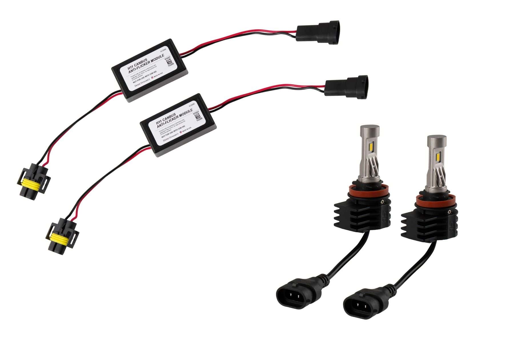 Diode Dynamics H11 Sl2 / Sl2 Pro Low-Beam Bulb And Anti-Flicker Kit For Ford F-150 2 DD0638P manufacturer product photograph