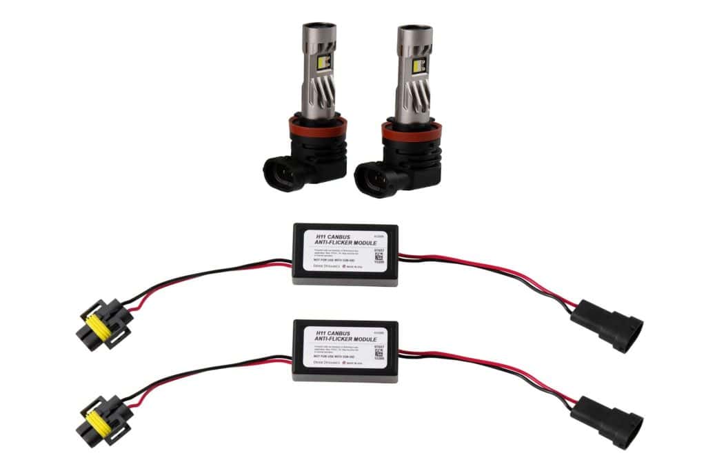 How To Plan A 2021–2023 Ford F-150 Lighting Upgrade 13 Diode Dynamics H11 SL2 Pro bulb pair and anti-flicker module pair