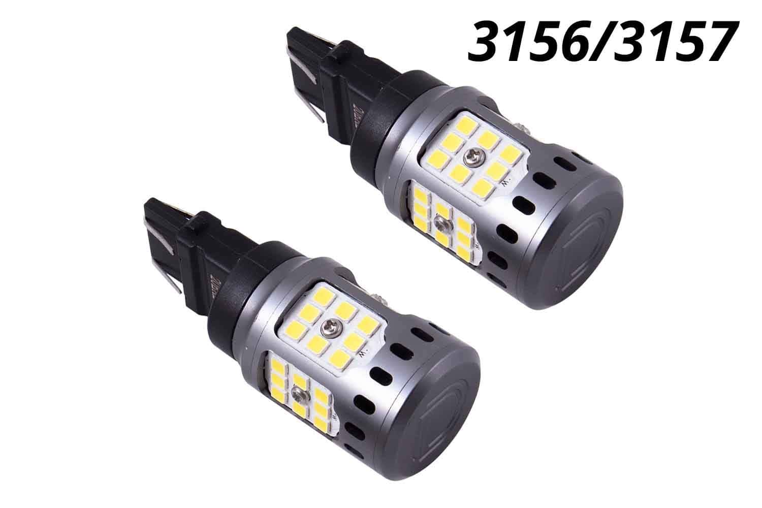 Diode Dynamics 3157 White Led Backup Bulbs (Pair) 8 Backup LEDs for 2015-2023 Ford F-150 (pair)